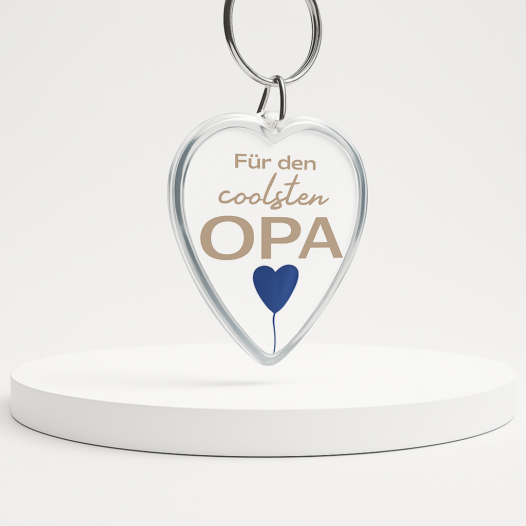 Herz Schlüsselanhänger "OPA"